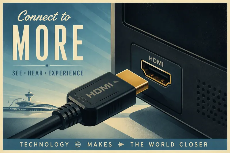 HDMI-kaapeli liitetään tietokoneen näyttöön